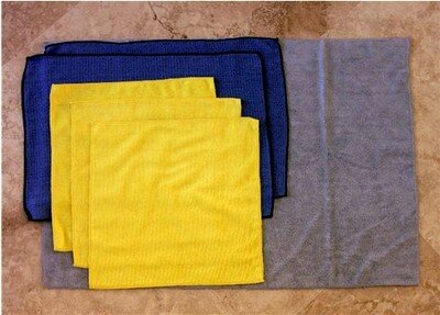 MICRO FIBER TOWEL SET 6 PIECE PACKAGE