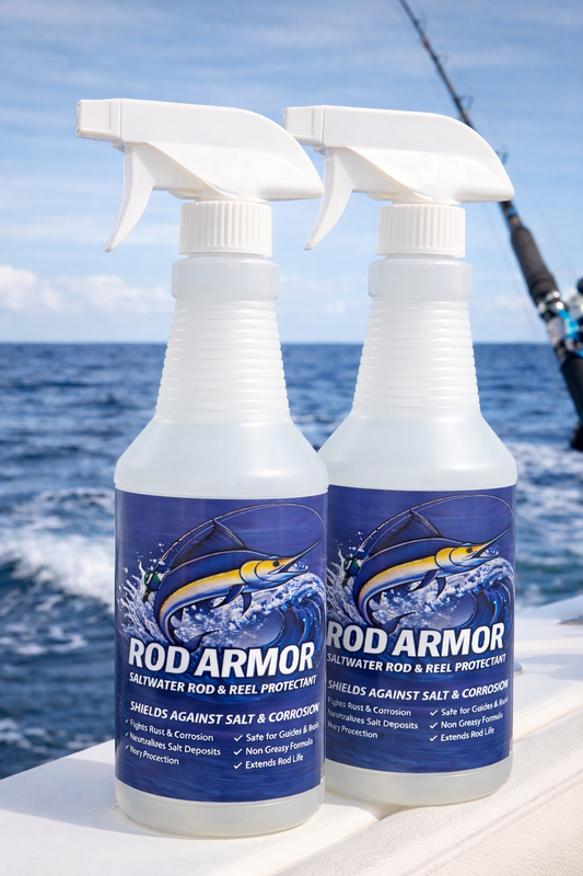 ROD ARMOR: TWO 16 OUNCE SPRAY BOTTLE