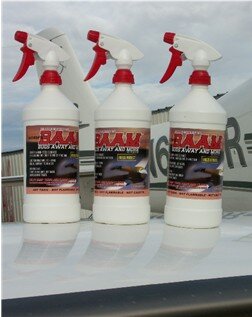 NORM'S BAAM BUGS AWAY AND MORE AIRCRAFT SPRAY: THREE PACK 32OZ EACH